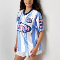 Stitch Soccer Jersey Womens V Neck Lilo & Juniors