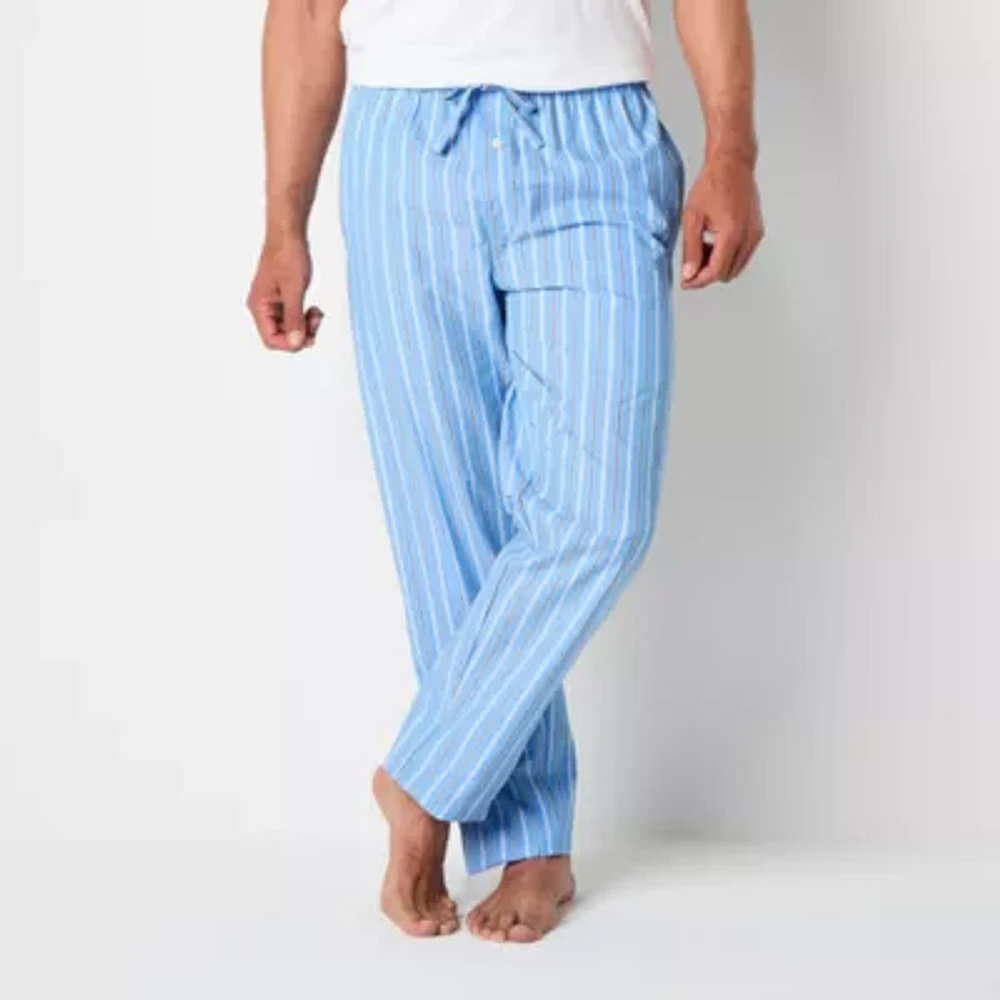 St. John's Bay Mens Big Poplin Pajama Pants