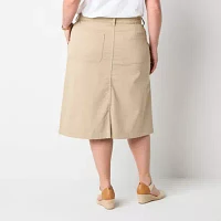 St. John's Bay Womens A-Line Skirt-Plus