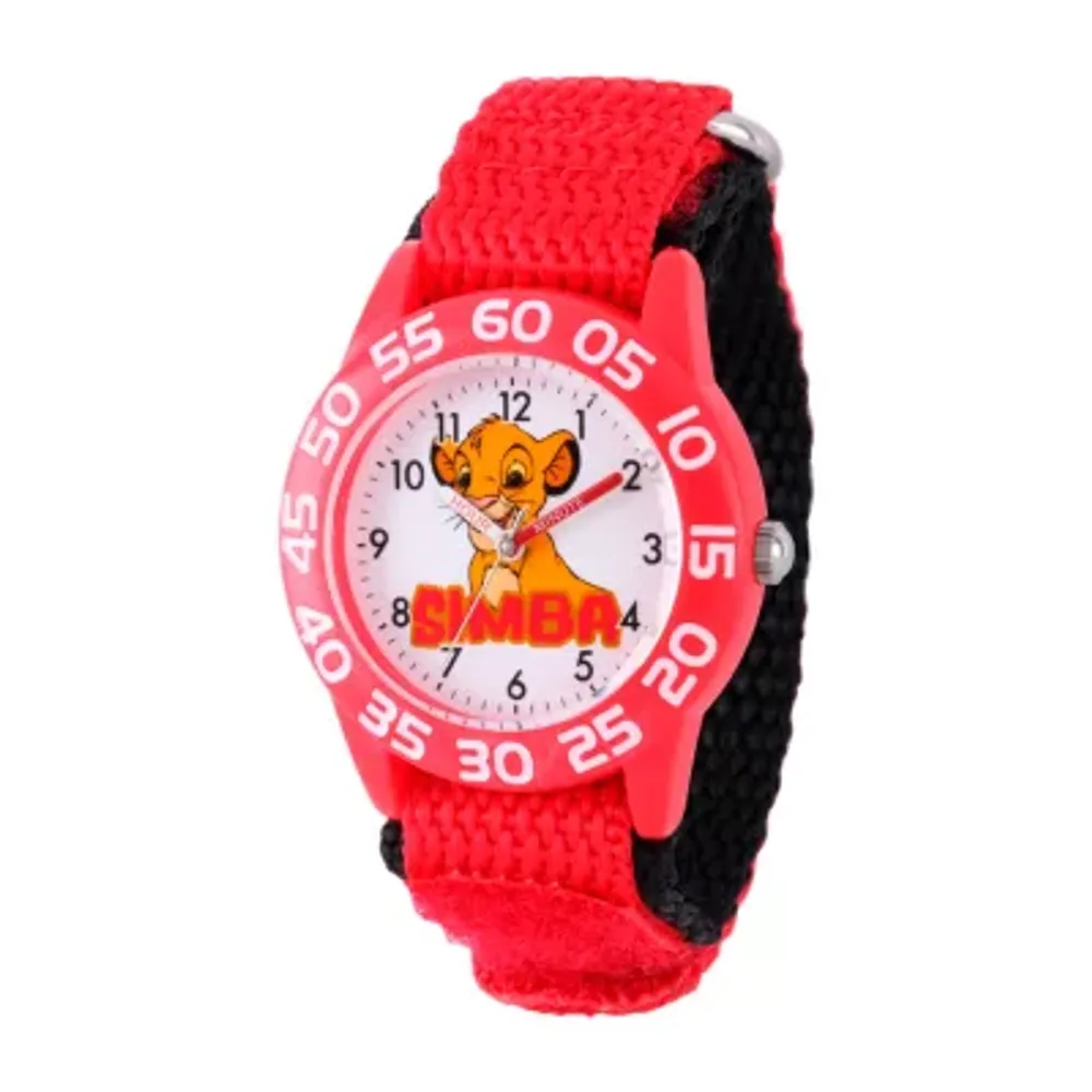 Amazon.com: Disney Kids' Plastic Time Teacher Analog Quartz Nylon Strap  Watch : Clothing, Shoes & Jewelry