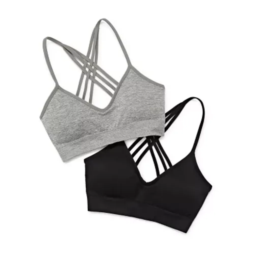 Flirtitude 2-Pk Strappy Seamless Bralette