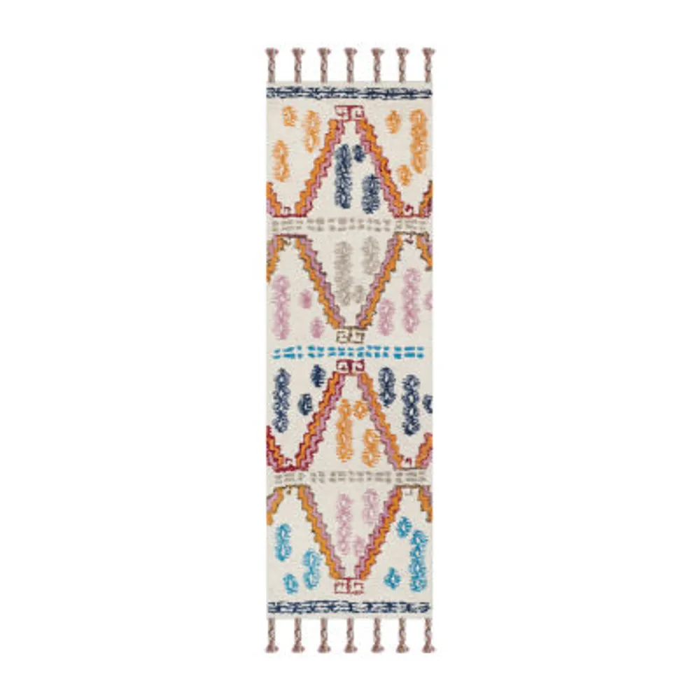 Safavieh Casablanca Collection Trenton Geometric Runner Rug