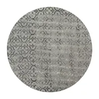 Safavieh Dip Dye Collection Aniyah Damask Round Area Rug