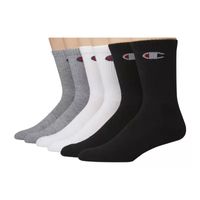 Champion 6 Pair Crew Socks Mens