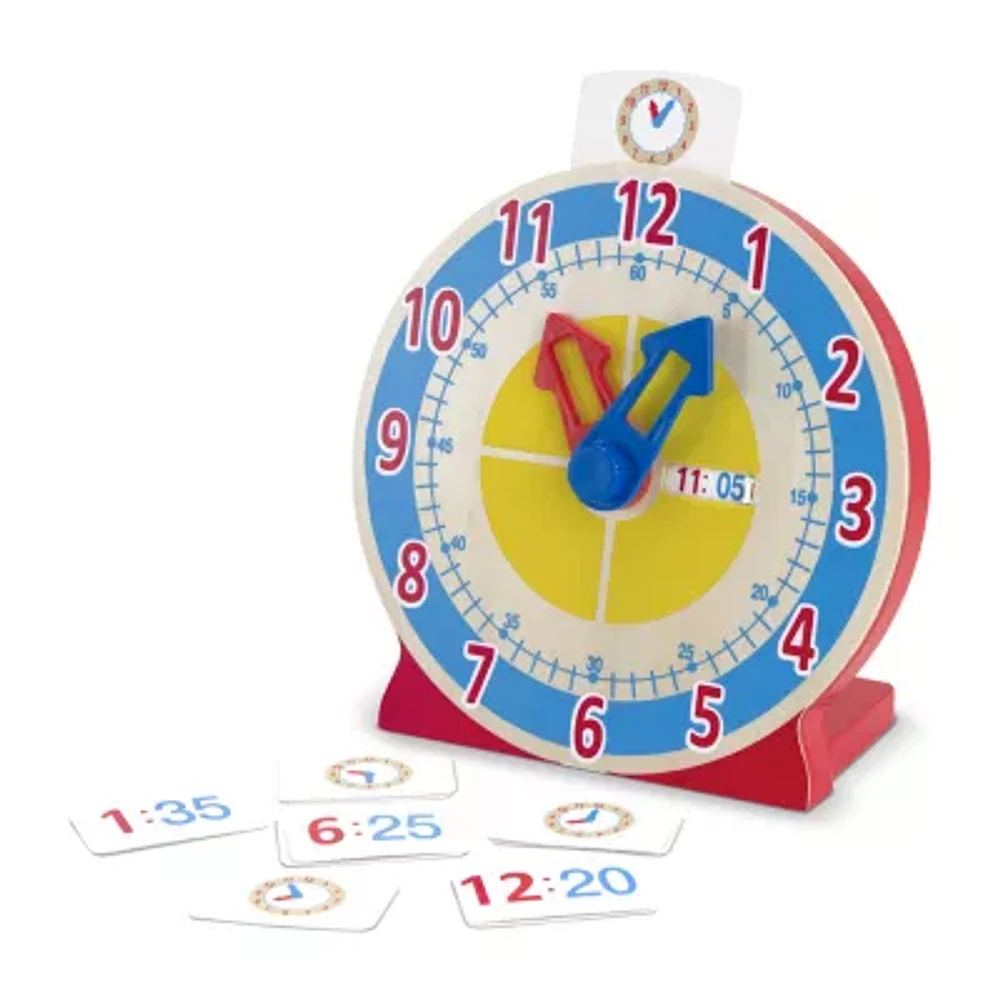 Melissa & Doug Turn & Tell Wooden Clock