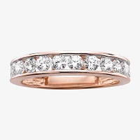 1 CT. T.W. Diamond 10K Rose Gold Wedding Band