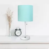 Stick Lamp with USB Charging Port Set of 2