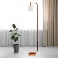 Antique Style Industrial Iron Lantern Floor Lamp