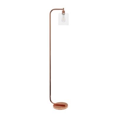 Antique Style Industrial Iron Lantern Floor Lamp