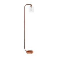 Antique Style Industrial Iron Lantern Floor Lamp
