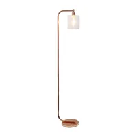 Antique Style Industrial Iron Lantern Floor Lamp