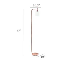 Modern Iron Lantern Metal Floor Lamp