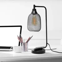 Industrial Mesh Desk Lamp