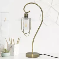 Modern Metal Scroll Table Lamp