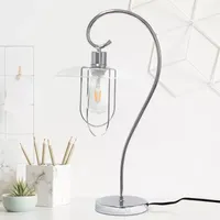 Modern Metal Scroll Table Lamp
