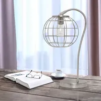 All the Rages Antique Brass Arched Cage Table Lamp