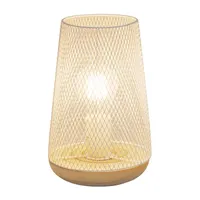 All the Rages Black Wire Mesh Uplight Table Lamp