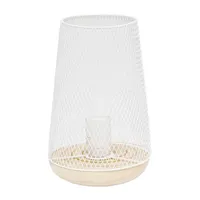 All the Rages Black Wire Mesh Uplight Table Lamp