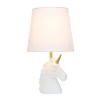 All the Rages Blue Sparkling Unicorn Table Lamp