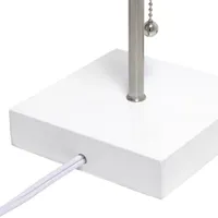 All the Rages Brushed Nickel And Brass Petite Stick Table Lamp