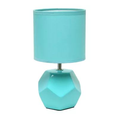 Simple Designs Round Prism Mini Table Lamp