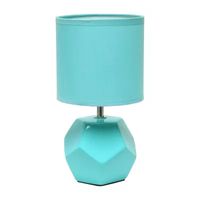 Simple Designs Round Prism Mini Table Lamp