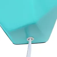 Simple Designs Round Prism Mini Table Lamp