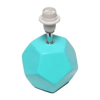 Simple Designs Round Prism Mini Table Lamp