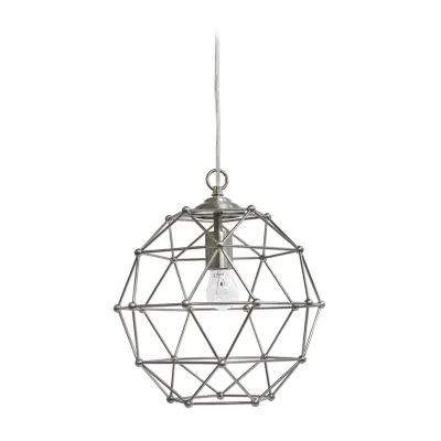 Metal Hexagon Shape Pendant Light