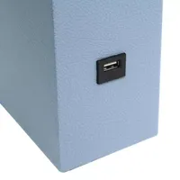 Modern Leather Table Lamp with USB