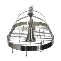 All the Rages Nickel Pot Rack Pendant Lights