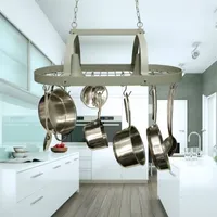 All the Rages Nickel Pot Rack Pendant Light