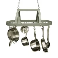 All the Rages Nickel Pot Rack Pendant Light