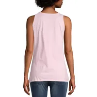 Hanes Womens Scoop Neck Sleeveless Tank Top