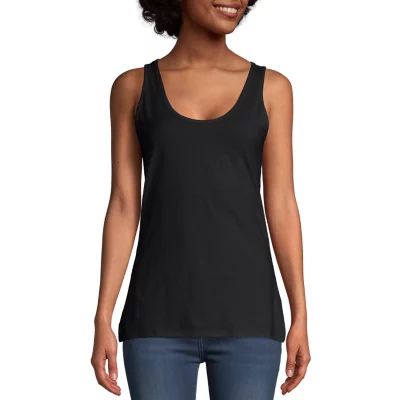 Hanes Womens Scoop Neck Sleeveless Tank Top