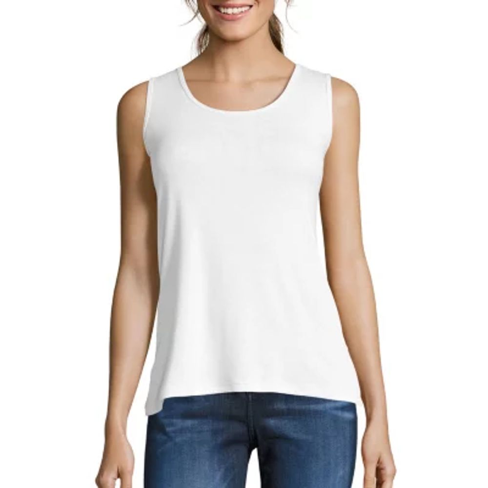 Hanes Women's Mini-Ribbed Cotton Tank