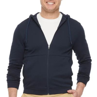 Stylus Big & Tall Mens Full Zip Long Sleeve Fleece Hoodie