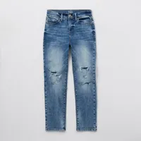 a.n.a Tall Womens High Rise Straight Leg Jean