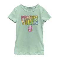 Little & Big Girls Crew Neck Short Sleeve Care Bears Graphic T-Shirt