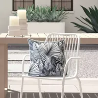 Outdoor Dècor Decorative Floral Print Zip Cover Square Outdoor Pillow