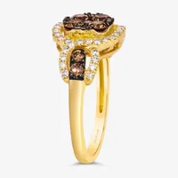 Le Vian® Grand Sample Sale™ Ring featuring 3/4 CT. Chocolate Diamonds® 1/3 Nude Diamonds™ set 14K Honey Gold™