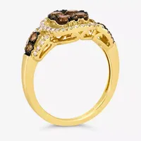 Le Vian® Grand Sample Sale™ Ring featuring 3/4 CT. Chocolate Diamonds® 1/3 Nude Diamonds™ set 14K Honey Gold™