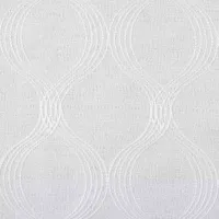 Max Blackout Prescott Grommet Top Embroidered 100% Single Curtain Panel
