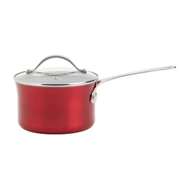 Frigidaire Pressed Aluminum Non-Stick 10-pc. Cookware Set, Color: Red -  JCPenney