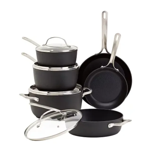 Frigidaire Pressed Aluminum Non-Stick 10-pc. Cookware Set, Color