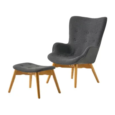 Lorenzo Curved Slope Arm Chair