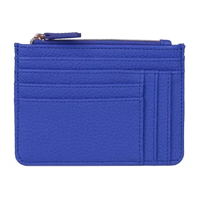 Julia Buxton Slot Coin Case Womens RFID Blocking Wallet