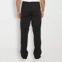 St. John's Bay Seated Chino Mens Adjustable Features Easy-on + Easy-off Adaptive Regular Fit Flat Front Pant