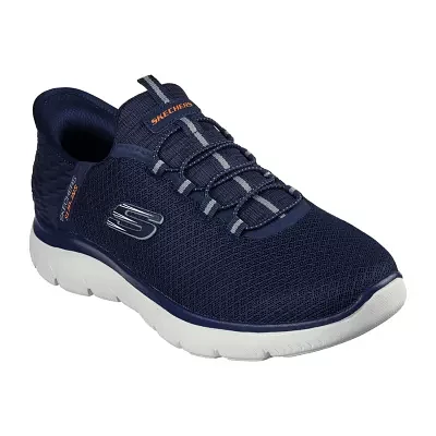 Skechers Mens Summits Hands Free Slip-Ins Slip-On Walking Shoes