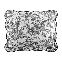 Laurel Manor Toile Garden Cotton Bedspread